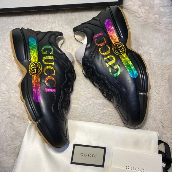 Gucci | Shoes | New Authentic Gucci Rhyton Sneakerslast Pair  display picture 2
